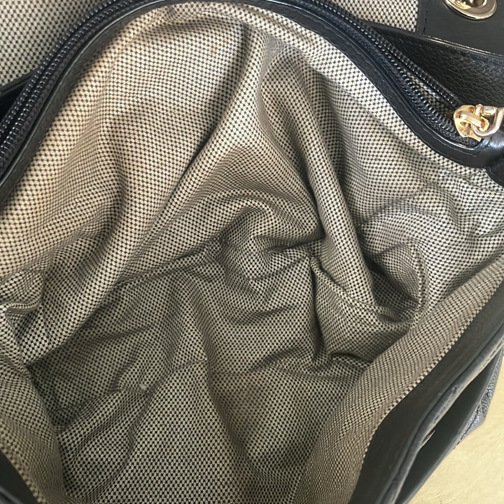 Rebecca Minckoff Edie Chevron Black Leather Quilted bag - well loved condition - Picture 6 of 8